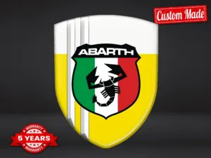Fiat Abarth Stickers Auto Pro Max Durable Stylé Moderne